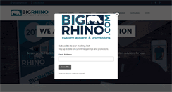 Desktop Screenshot of bigrhino.com